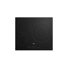 Beko HII63205MT hobs Negro Integrado 58 cm Con placa de inducción 3 zona(s)
