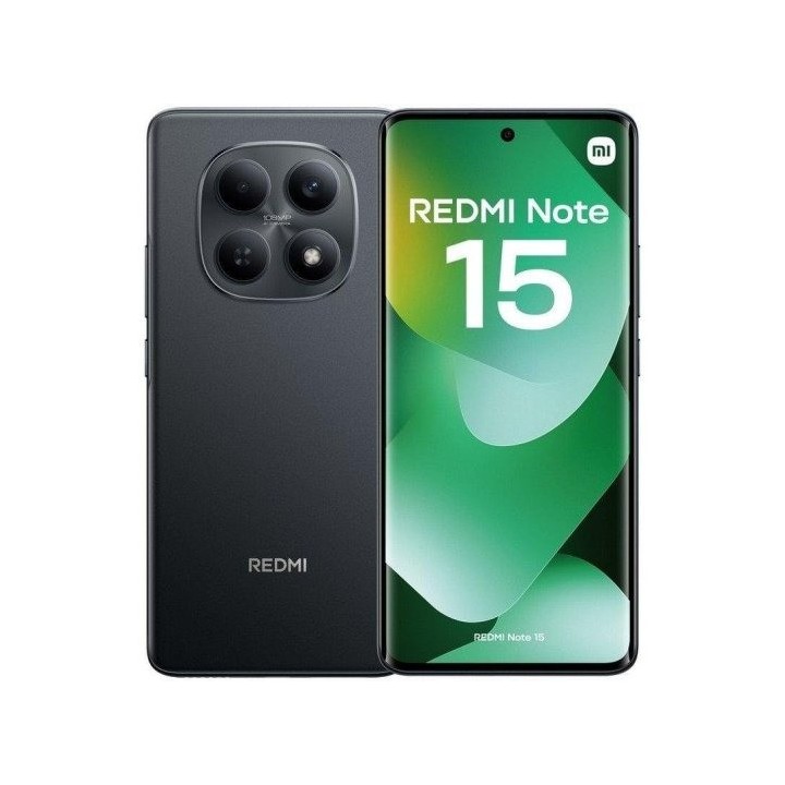 SMARTPHONE XIAOMI REDMI NOTE 15 6.77 8GB/128GB/108MP/NFC/4G BLACK