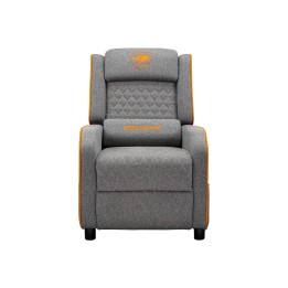 COUGAR Ranger One Butaca para jugar Asiento acolchado tapizado Gris, Naranja
