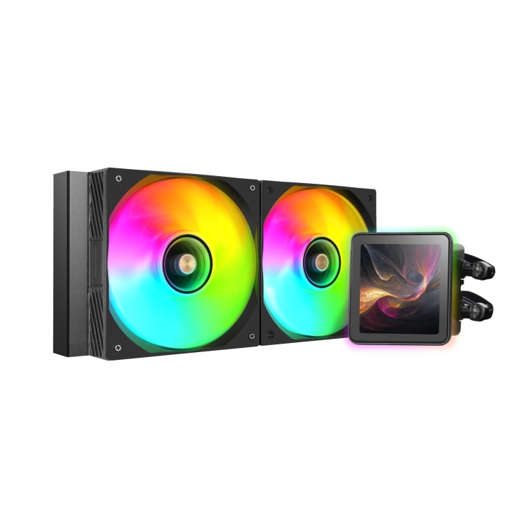 Mars Gaming ML-VISIONPRO240 Procesador Sistema de refrigeración líquida todo en uno 12 cm Negro 1 pieza(s)