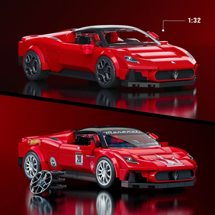 Set Construccion Speed Maserati MC20 Hot Wheels