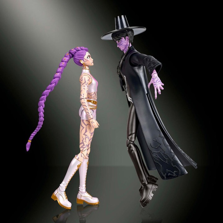 Blister 2 figuras Rumi y Jinu K-Pop Demon Hunters 15cm