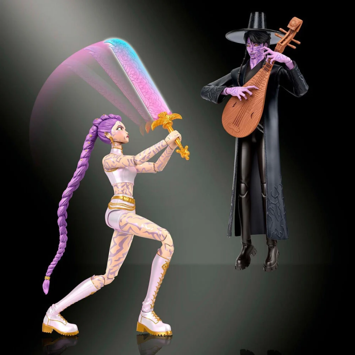 Blister 2 figuras Rumi y Jinu K-Pop Demon Hunters 15cm