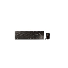 CHERRY DW 9100 SLIM teclado Ratón incluido RF Wireless + Bluetooth QWERTY Inglés de EE. UU. Negro