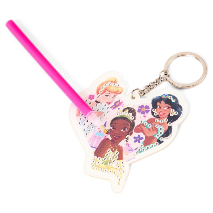 Llavero diamantes Princesas Disney