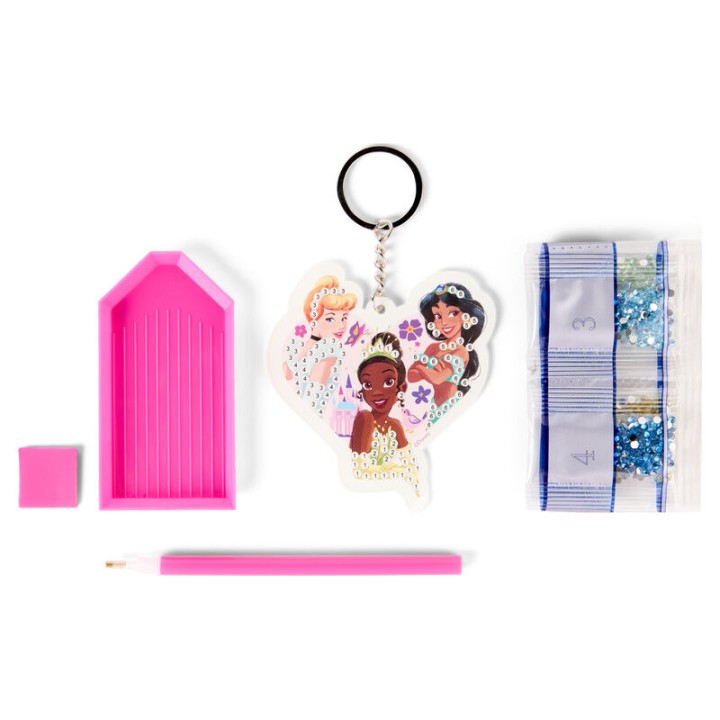 Llavero diamantes Princesas Disney