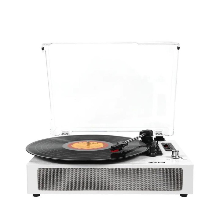 Prixton Tocadiscos Studio Deluxe con Bluetooth, Grabación a USB y salida RCA