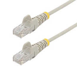 StarTech.com N6PAT25CMGRS cable de red Gris 0,25 m Cat6 U/UTP (UTP)