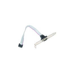 TARJETA CABEZAL BRACKET DB9 PUERTO SERIE DE 10PIN 0.25METROS CCDB9RECEPTACLE