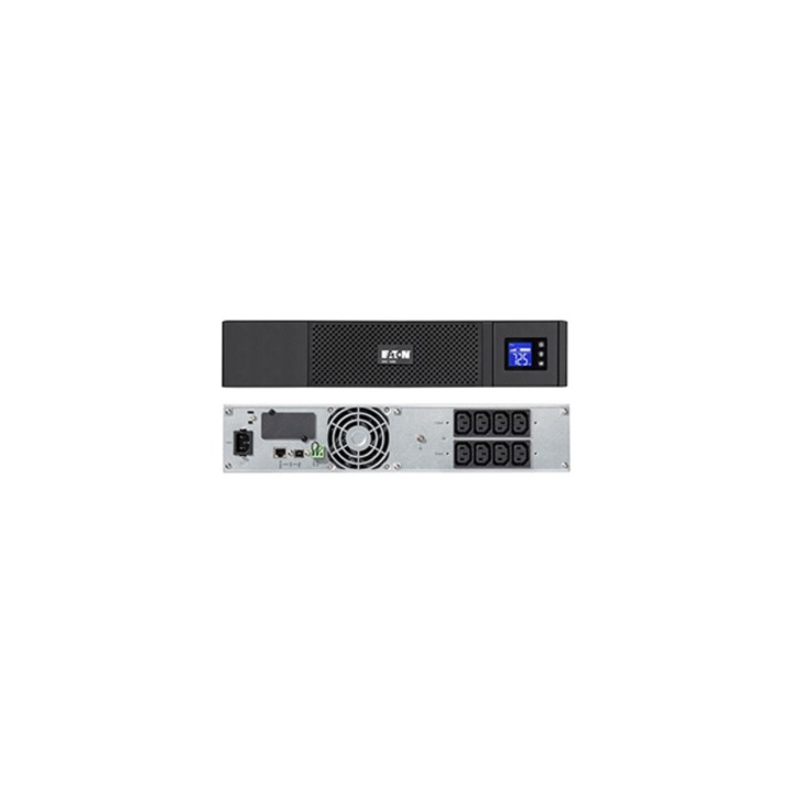 EATON sistema de alimentación ininterrumpida (UPS) LÍ­nea interactiva 1000 VA, 700 W, 8 salidas AC (2U) Negro