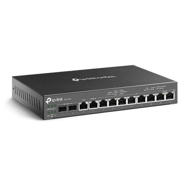 ROUTER VPN TP-LINK ER7212PC CONTROLADOR OMADA 8P POE+ 2P SFP GIGABIT