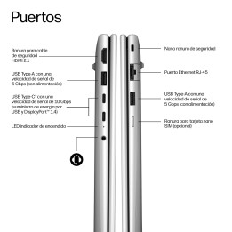 HP DU1C5AT ordenador portatil AMD Ryzen™ 5 220 Portátil 40,6 cm (16") WUXGA 16 GB LPDDR5x-SDRAM 512 GB SSD Wi-Fi 7 (802.11be)