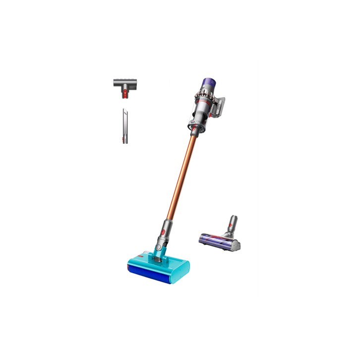 Dyson V10 Submarine Aspiradora escoba 2 en 1 Batería Seca y húmeda Sin bolsa 0,76 L Cobre, Gris