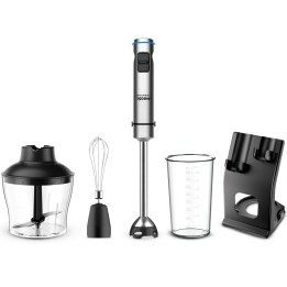 Grunkel BM-1500SET licuadora 0,8 L Batidora de vaso 1500 W Acero inoxidable, Negro