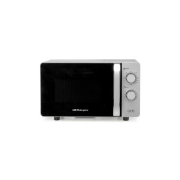 Orbegozo MIG 2072 CE microondas Negro, Plata Microondas con grill Encimera 20 L 700 W