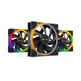 be quiet! Light Wings | 120mm PWM Triple Pack Carcasa del ordenador Ventilador 12 cm Negro 3 pieza(s)