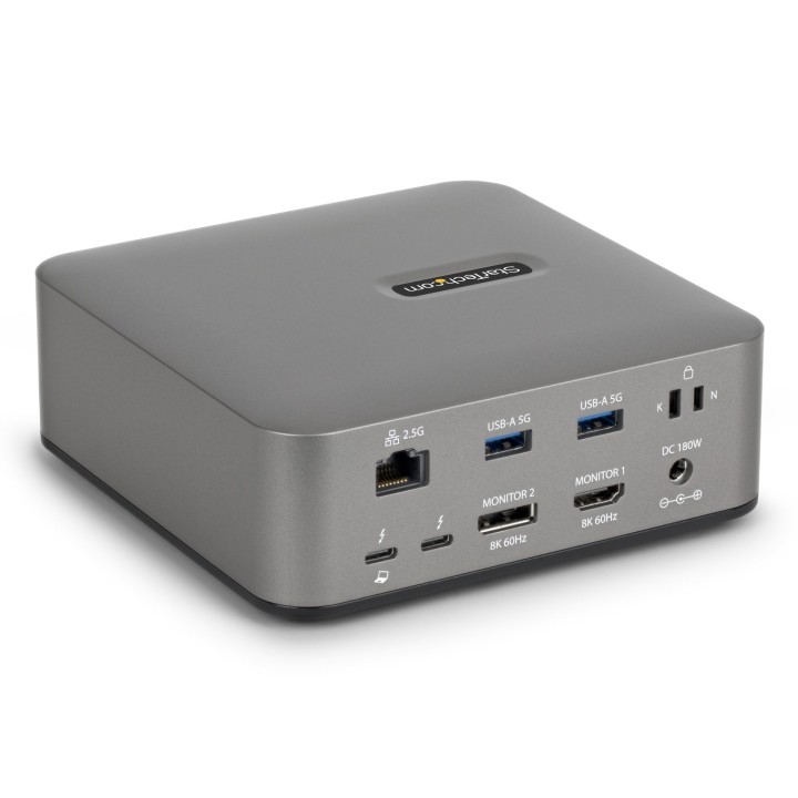 StarTech.com Docking Station Universal Thunderbolt 5 - 4K 144Hz/8K 60Hz - 120Gbps de Pico de Ancho de Banda - Carga PD 140W
