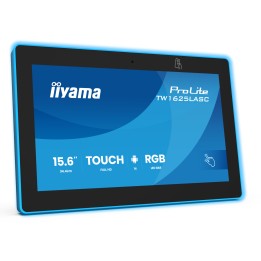 iiyama TW1625LASC-B3PNR pantalla para sala de reuniones 39,6 cm (15.6") 1920 x 1080 Pixeles LED Wi-Fi 6 (802.11ax), Wi-Fi 5