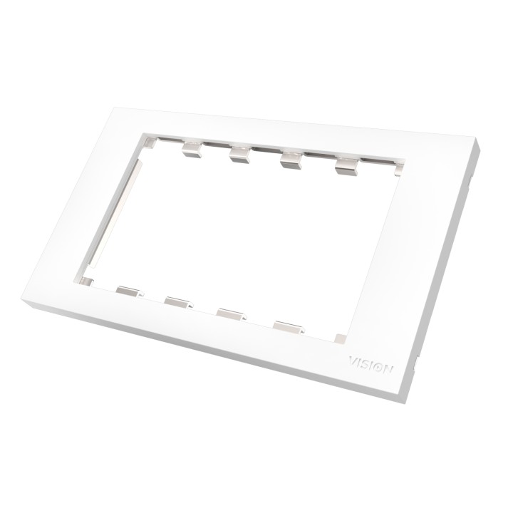 Vision TC3 SURR2G placa de pared y cubierta de interruptor Blanco