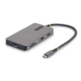 StarTech.com Adaptador Multipuertos USB-C - Mini Dock Tipo C para Portátiles Dell, HP y Lenovo - HDMI 4K 60Hz - PD 140W - Hub