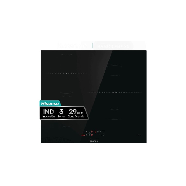 Hisense HI6311BSCE Negro Integrado 59 cm Con placa de inducción 3 zona(s)