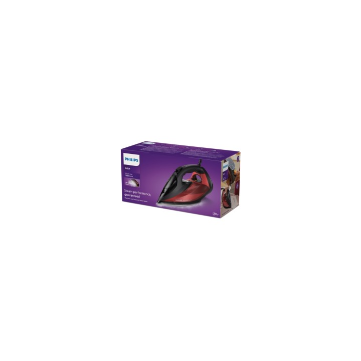 Philips 7000 series DST7022/40 Plancha de vapor HV en negro/rojo