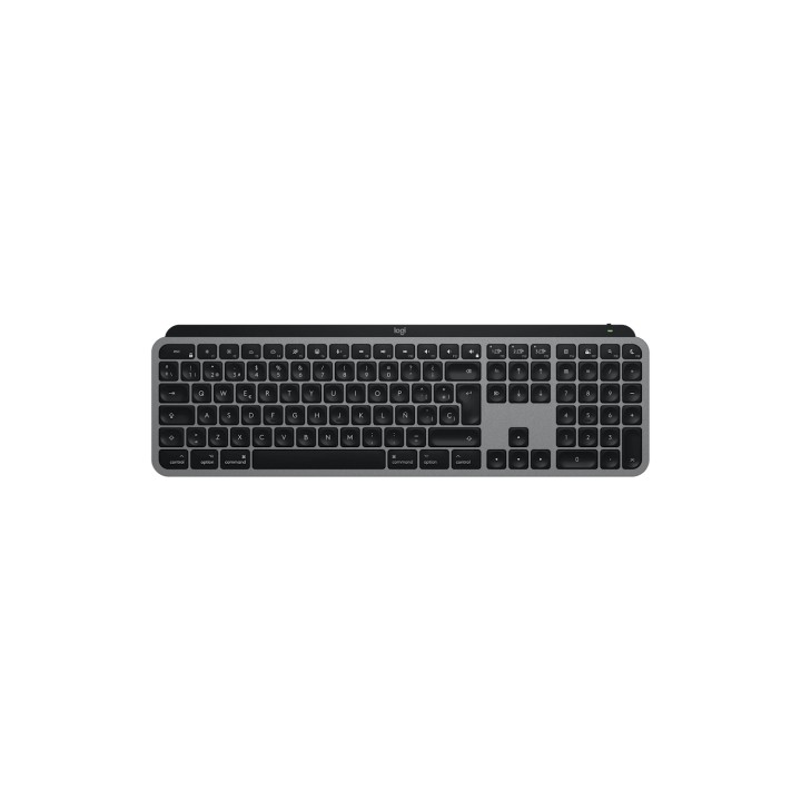 Logitech MX Keys S for Mac teclado Hogar Bluetooth QWERTY Español Gris