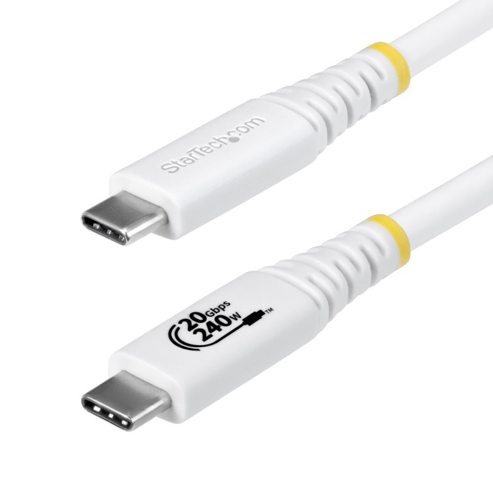 StarTech.com Cable USB4 2m - Cable USB-C Certificado USB-IF - 20Gbps - PD 240W EPR - 4K120 - DP 2.1 - Cable USB Tipo C -