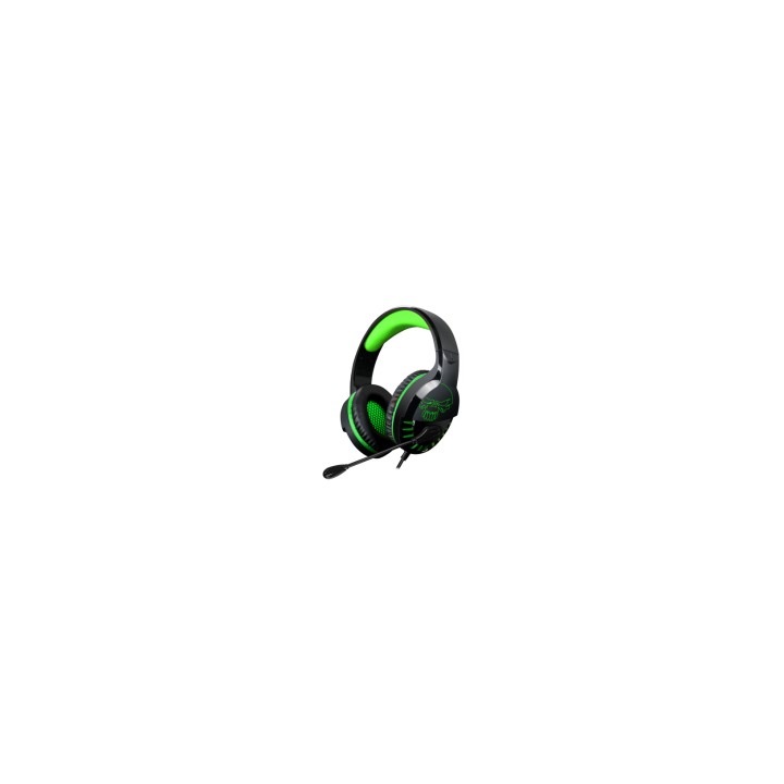 Spirit of Gamer PRO-H3 XBOX EDITION Auriculares Alámbrico Diadema Juego Negro, Verde