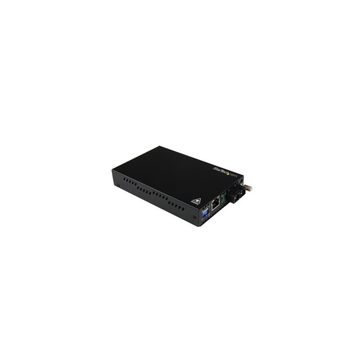 StarTech.com Conversor de Medios Gigabit Ethernet a Fibra Multi Modo Conector SC - 550m Negro