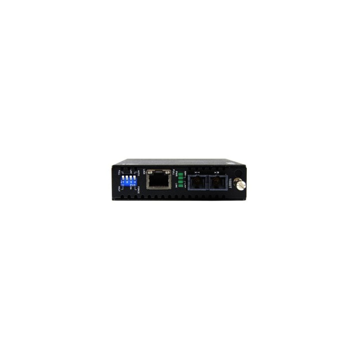 StarTech.com Conversor de Medios Gigabit Ethernet a Fibra Multi Modo Conector SC - 550m Negro