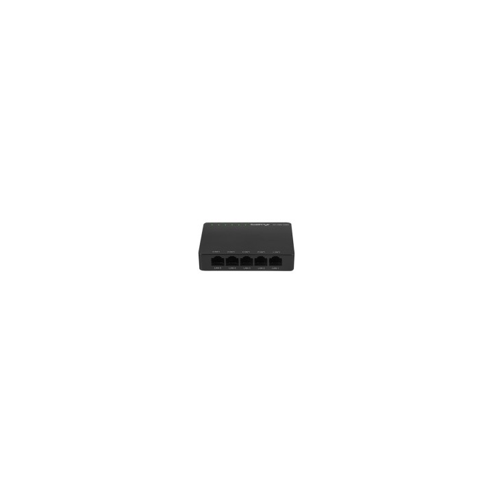 Lanberg DSP2-1005-12V switch No administrado Gigabit Ethernet (10/100/1000) Negro