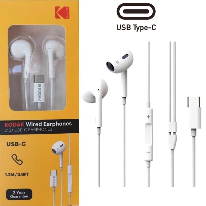 Kodak Auricular con Micrófono con Conexión USB-C para Móviles