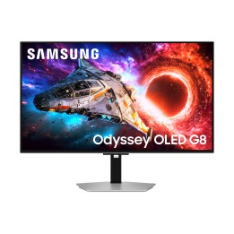 Samsung G80SH pantalla para PC 81,3 cm (32") 3840 x 2160 Pixeles 4K Ultra HD OLED Plata