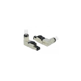 DeLOCK conector 1 x RJ-45 Cat6a S/UTP (STP) Gris