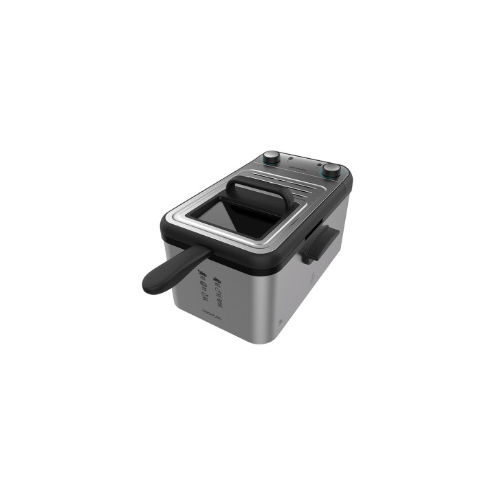 Cecotec CleanFry Infinity 3000 Sencillo Independiente 2400 W Freidora Acero inoxidable