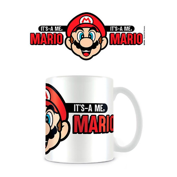 Taza Its A Me Mario Super Mario Nintendo