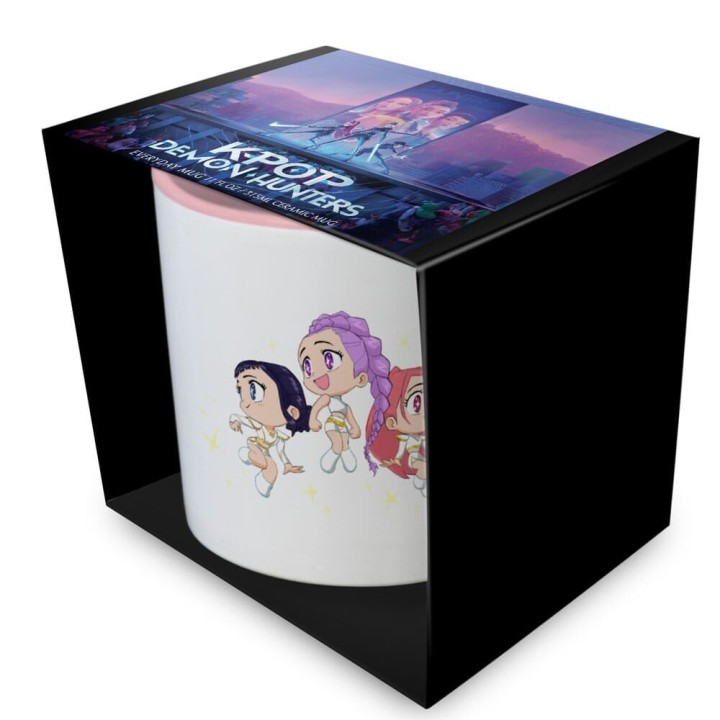 Taza Chibi KPop Demon Hunters 325ml