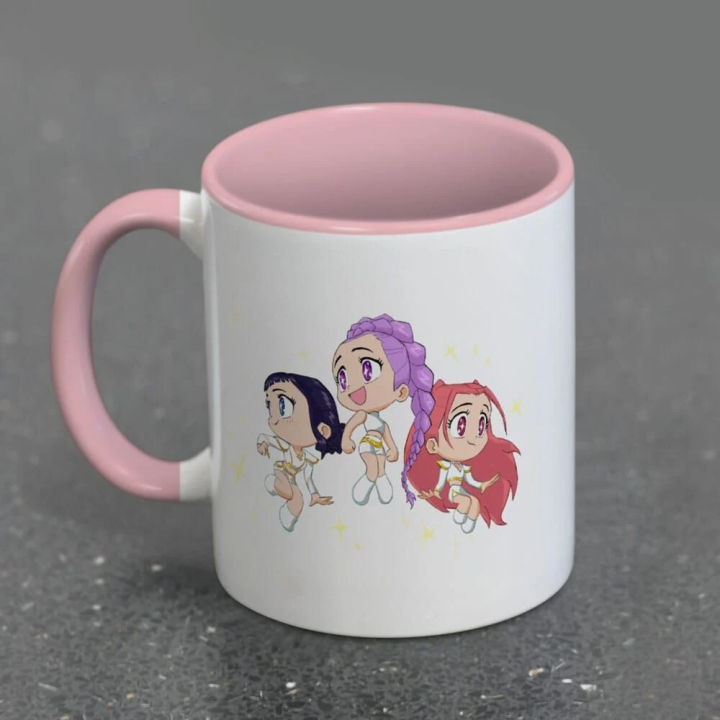 Taza Chibi KPop Demon Hunters 325ml