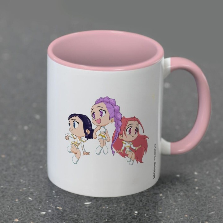 Taza Chibi KPop Demon Hunters 325ml