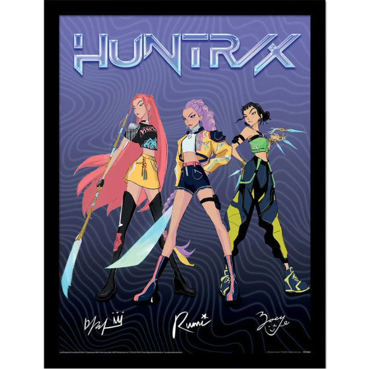 Cuadro KPop Huntrix Signature Demon Hunters