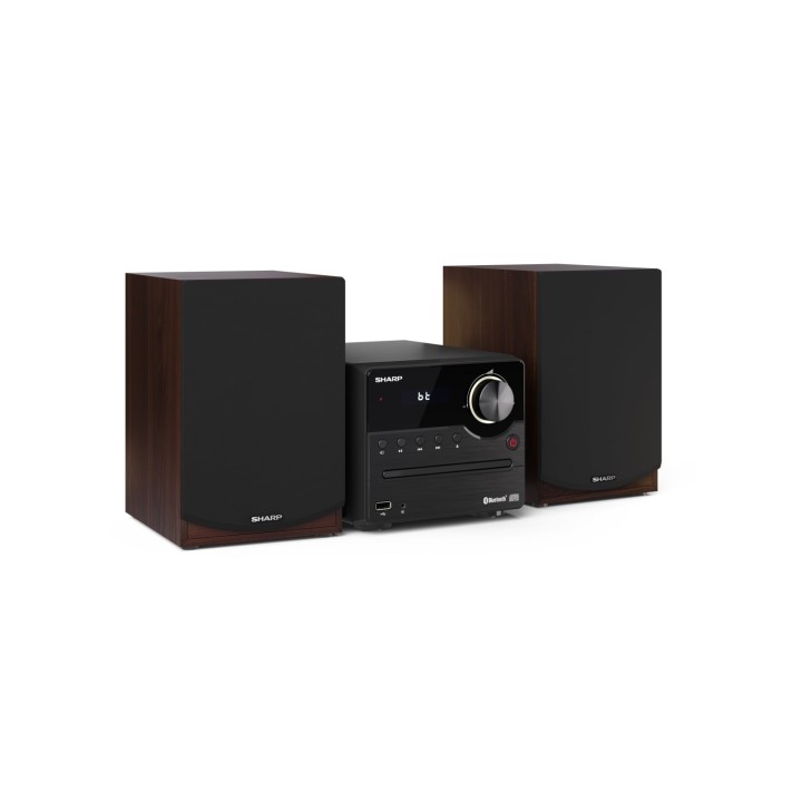 Sharp XL-B512(BR) sistema de audio para el hogar Microcadena de música para uso doméstico 45 W Marrón