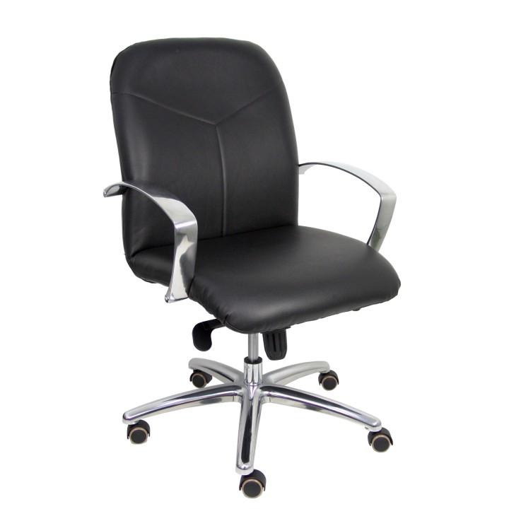SILLON CAUDETE CONFIDENTE SIMILPIEL NEGRO 116CBSP840