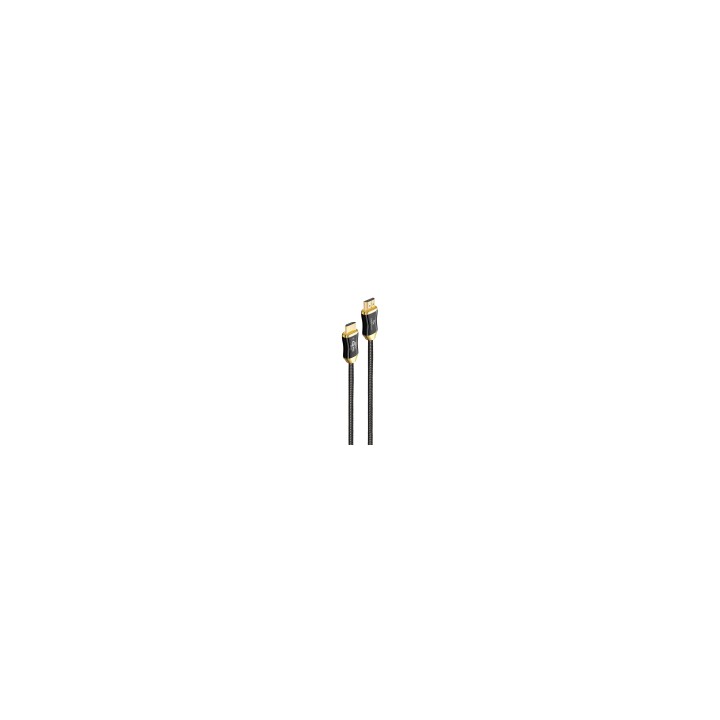 Gembird CCBP-HDMI8K-AOC-5M cable HDMI HDMI tipo A (Estándar) Negro, Oro