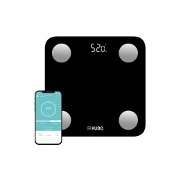 Kubo Báscula de Grasa Corporal, Báscula Baño Digital Inteligente, Bluetooth, 13 Monitores de Composición Corporal, para Andriod