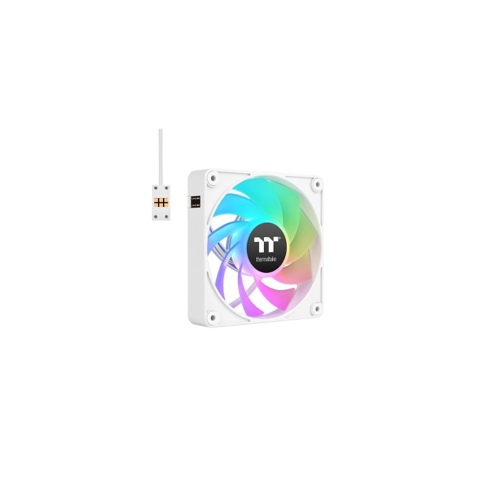 Thermaltake CL-F195-PL14SW-A sistema de refrigeración para ordenador Carcasa del ordenador Ventilador 14 cm Blanco 3 pieza(s)