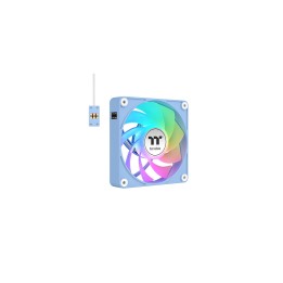 Thermaltake CL-F198-PL12BU-A sistema de refrigeración para ordenador Carcasa del ordenador Ventilador 12 cm Azul 3 pieza(s)