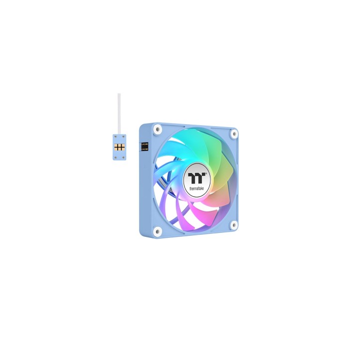 Thermaltake CL-F198-PL12BU-A sistema de refrigeración para ordenador Carcasa del ordenador Ventilador 12 cm Azul 3 pieza(s)