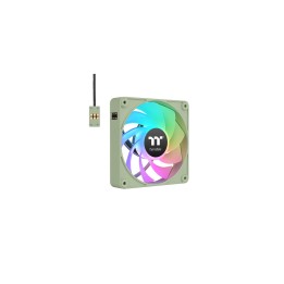 Thermaltake CL-F198-PL12MG-A sistema de refrigeración para ordenador Carcasa del ordenador Ventilador 12 cm Verde 3 pieza(s)
