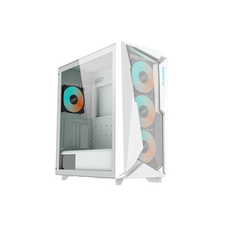 Gigabyte C301 GLASS WHITE carcasa de ordenador Midi Tower Blanco